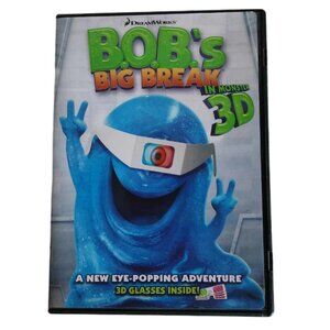 EUC Bob's Big Break 3-D Movie DVD - PLUS 4 pairs of 3D glasses